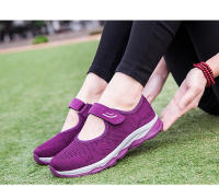 Zapatos Deportivos informales de malla tejida para mujer, zapatillas profesionales antideslizantes para correr, zapatos ligeros y cómodos para mamá, Verano - details 23