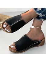 Sandalias de Verano Deslizables para Mujer Zapatillas de Pisa Casuales con Tacón de Cuña para Caminatas y Fiestas - details 16