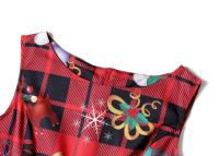 Ropa navideña para mujer, vestido pequeño estampado de nuevo estilo 2025 - details 5