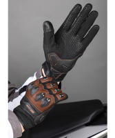 YOUHOO Guantes de Moto Transpirables de Cuero, Guantes de Cricket de Dedo Segmentado con Cierre de Tirón Hechos en China, Cuidado del Deportes con Lavado de Manos - details 3