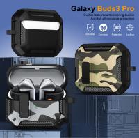 Funda de Protección de Blindaje para Galaxy Buds3/Buds3 Pro (2024) Cubierta de Auriculares TPU con Clip de Llavero Accesorios de Electrónica - details 7