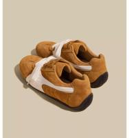 Zapatos de entrenamiento retro americanos alemanes para mujer, estilo ins marea 2025, verano, nuevo fondo plano, combinación de colores, estilo Forrest Gump. - details 9