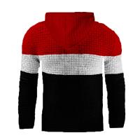 Suéter de Jacquard cálido de invierno para hombre, Sudadera con capucha de manga larga, sudaderas con capucha delgadas de otoño para hombre - details 9