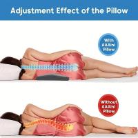 Cojín de espuma con soporte lumbar ergonómico, lavable en máquina, funda desmontable, firme, suave para dispositivos multimedia - details 4