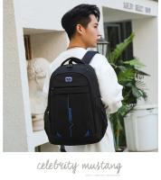 Mochila impermeable para hombre, bolsa de trabajo para ordenador portátil de 15,6 pulgadas, mochila de negocios para colegio uni - details 15