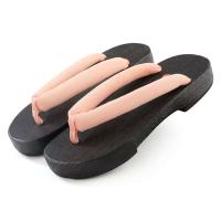 Zapatos de madera de suela gruesa, zuecos de kimono de verano de anime para niña, sandalias antiguas ordinarias hechas a mano, nuevo Arca informal - details 11