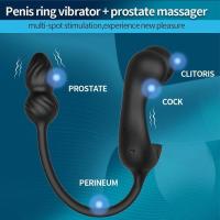 Empaque privado Sexy Wireless APP Ring Vibrador Juguete Sexual Para Hombres Pareja Anal Butt Plug Masajeador de Próstata Masculino Estimulador de Clítoris Suministros para Adultos - details 4