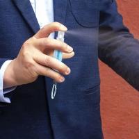 Nueva botella creativa de prensa con llavero, botella de Perfume en aerosol de plástico, botella de aerosol en forma de bolígrafo de 3ML para hombres y mujeres - details 8