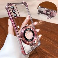 Funda suave transparente para Samsung Galaxy A56 A36 A26 A16 A06 A55 A35 A25 A15 A05s A05 A54 A34 A24 A14 Prevención de caídas Soporte magnético Funda protectora de lujo para teléfono - details 3