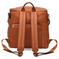 Mochila de Viaje Grande de Cuero PU Bolsa de Mamá con Almohadilla de Cambio - details 3