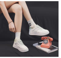 Zapatos blancos pequeños de punta baja para mujer, zapatillas con plataforma, con aumento de altura, diseño versátil - details 11