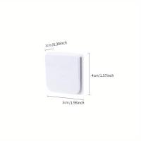 Clips adhesivos multifuncionales para cortinas de baño, evitan esparcir y aseguran cortinas de ducha, 2 piezas - details 2