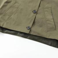 Chaqueta con Capucha Desmontable para Mujer Otoño 2024 Manga Larga Diagonal con Hebilla - details 6