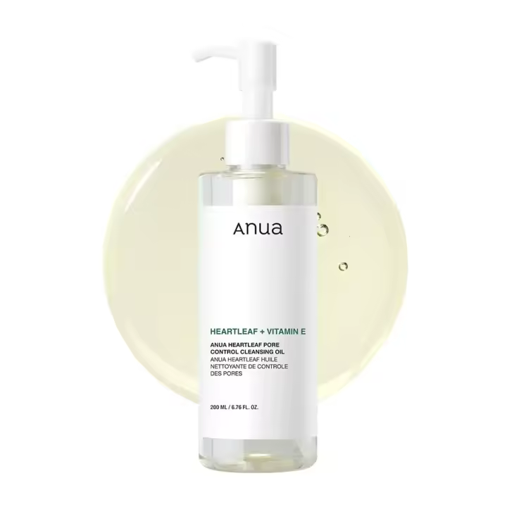 Aceite de Limpieza de Poros Anua Heartleaf Removedor de Punas de Maquillaje - 1