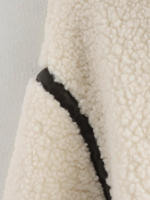 TRAFZA-chaquetas cálidas para mujer, abrigos gruesos de manga larga con cuello redondo, de una sola botonadura, a la moda, para invierno, 2024 - details 6
