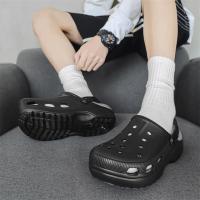 Estilo de pareja Hombres y mujeres Verano Suela gruesa Antideslizante Ropa exterior Sandalias al aire libre Baotou Zapatos de playa Sandalias y zapatillas para vadear - details 13