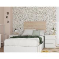 Cabecero Cama Doble de 150 Moderno Geométrico, Roble Cambrian, 50x160x3,2cm, Dormitorio de Matrimonio, Modelo Elsa - details 11
