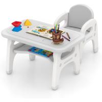 pequeña para bebés, Conjunto y Silla Actividas para niños, Apto para 1-5 años (Gris) - details 0