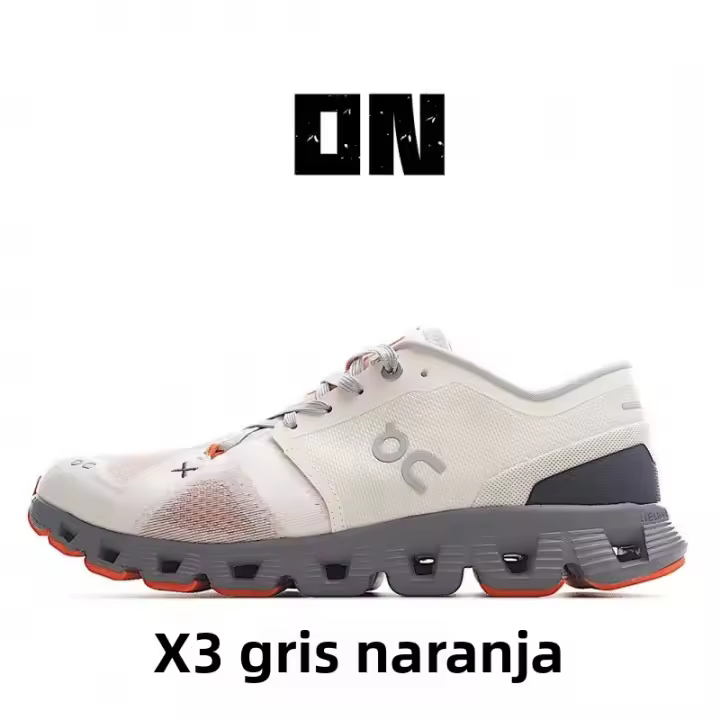 Zapatillas deportivas transpirables para hombre y mujer, calzado de entrenamiento físico integral, alta calidad, Original, On Cloud X3, nueva generación - 1