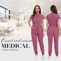 Hospital enfermera Doctor batas quirúrgicas mono exfoliante de alta calidad uniforme médico de enfermería multicolor uniformes de SPA de belleza. - details 11