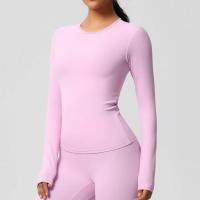 Camisetas de Entrenamiento Sin Costuras para Mujer Ropa Deportiva de Yoga de Manga Larga - details 42