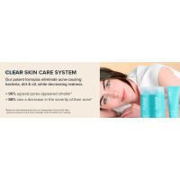 Paula's Choice CLEAR Skincare system eliminates bacteria, dirt and oil while reducing acne redness.