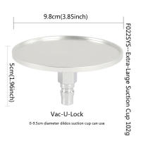 Copa de Succión FREDORCH para Máquina Sexual Attachment de Alta Calidad Material de Aleación de Aluminio Dildo VAC-U-LOCK de Color Morado - details 4