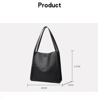 Bolso de hombro de cuero suave para mujer, bolsa de mano grande y sencilla de diseñador de lujo, nueva tendencia, 2023 - details 2