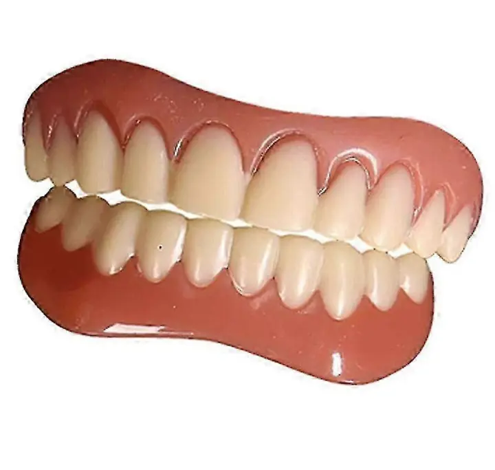 Chapa de sonrisa perfecta sobre las dentaduras postizas, restauración rápida de los dientes - 1