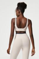 Ropa interior deportiva Sexy para mujer, sujetadores de Yoga de alto impacto con contraste de Color, Tops cortos de Fitness con - details 13