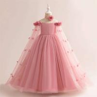 Elegante Vestido de Baile de Tul Diseño de Flores de Esponja para Bodas y Fiestas - details 14