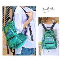 Mochila Transparente De Moda para mujer, bolsa De gelatina De PVC, Impermeable, para Playa, Viaje De Las Niñas - details 0