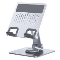 Soporte giratorio de Metal plegable para tableta, accesorio de escritorio ajustable para teléfono móvil, 360 - details 0
