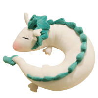 Ghibli Miyazaki Hayao Muñeca de Peluche en Forma de U para Haku Almohada de Cuello de Peluche - details 2