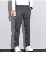 Pantalones Casuales de Verano 2025 para Hombres Ajuste Delgado, Línea Recta, Estilo de Negocios Tendency, Sin Hierro, Resistente a Arrugas - details 3