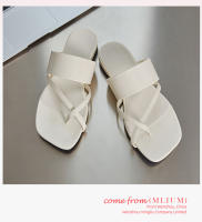 Sandalias de Verano 2025 Zapatillas de Dedo para Mujer de Alta Gama Moda Francesa Semi-Drag - details 14