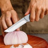 Cuchillo De Afeitar Profesional De Acero Inoxidable Para Carne De Oveja Y Res Cuchillo De Corte Para Verduras Y Frutas Con Mango De Madera - details 6