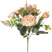 Flores artificiales de estilo europeo, flores falsas decorativas de seda de gran tamaño, arreglo Floral para boda, arreglo Floral DIY - details 9