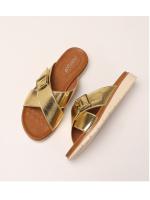 Sandalias de playa de viaje con suela gruesa, chanclas de verano con hebilla exterior y tiras cruzadas - details 4