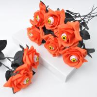 10 Uds. De globo ocular divertido de Halloween, globo ocular de simulación aterrador, decoración de fiesta de flores falsas, accesorios de fotografía de flores rosas artificiales - details 13