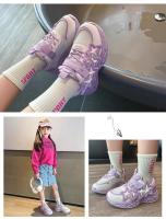 Zapatos informales para niños y niñas, zapatillas deportivas clásicas con estrellas, transpirables, de PU + Goma, antideslizantes y suaves - details 20