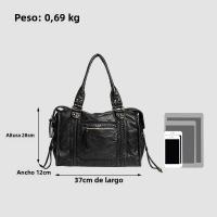 Bolso de locomotora francesa, bolso de mensajero de hombro, bolso de mano, bolso grande, bolso de gran capacidad para mujer, bolso de lavado. - details 17