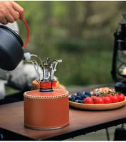 Estufa plegable para exteriores, mini camping de aleación ultraligera, para senderismo, estufa de gas portátil para exteriores - details 13