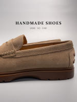 Mocasines de alta gama, cuero genuino, piel de vaca de primera capa, zapatos de moda hechos a mano con un pedal. - details 43