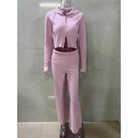 Conjunto de dos piezas de moda para mujer, Top con capucha, pantalones informales, ajustados, primavera - details 32