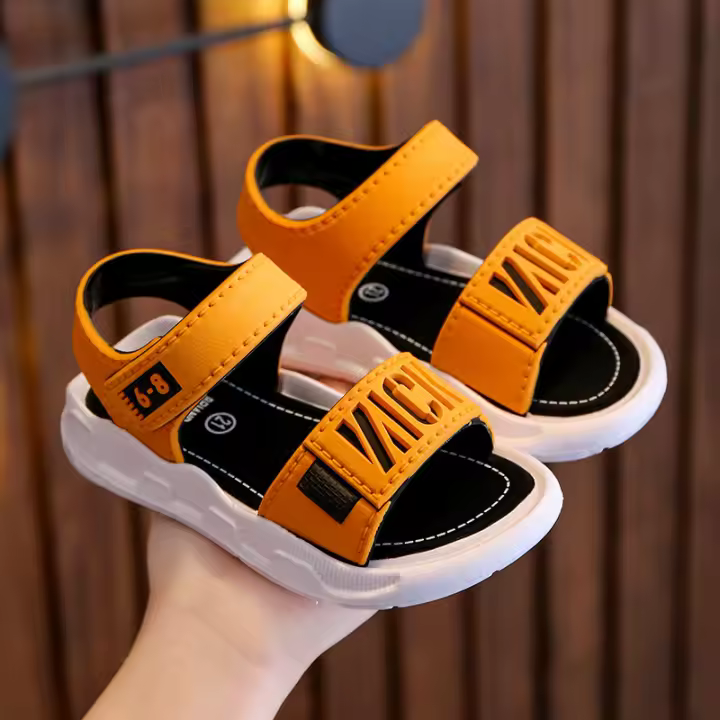 Chanclas para niños, Sandalias planas para niños, Zapatillas de playa para niños pequeños, Zapatos casuales de verano para bebé - 1