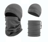 Conjunto táctico de gorro y pañuelo de lana Cubierta de cabeza para invierno, Gorro deportivo para bicicleta, Protector de cuello - details 3