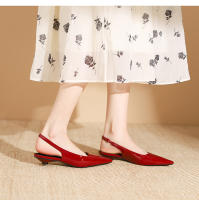 Nuevos zapatos adelgazantes de tacón bajo y poco profundos para mujer, zapatos planos - details 20
