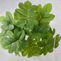 Boda falsa glicina plantas simuladas impresas en 3D, espalda de tortuga de plástico, hojas de manzana verde de bambú, decoración del hogar - details 19