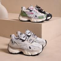Zapatillas deportivas de suela gruesa para mujer, zapatillas casual slip-on, tenis planas, transpirables, cómodas y gruesas, invierno - details 2